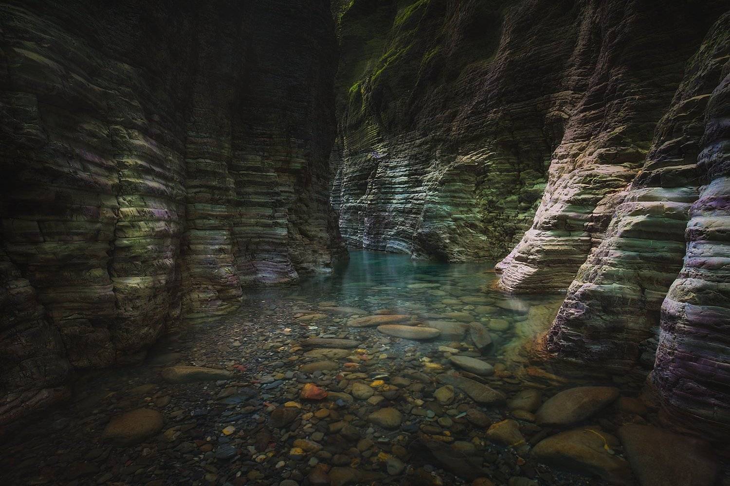 canyon    italy   landscape  water, Silvano Sil Passalacqua