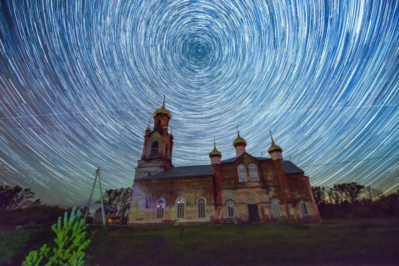 треки, звезды, шадринск, shadrinsk, stars, startrails, trails, Кутыгин Эдуард