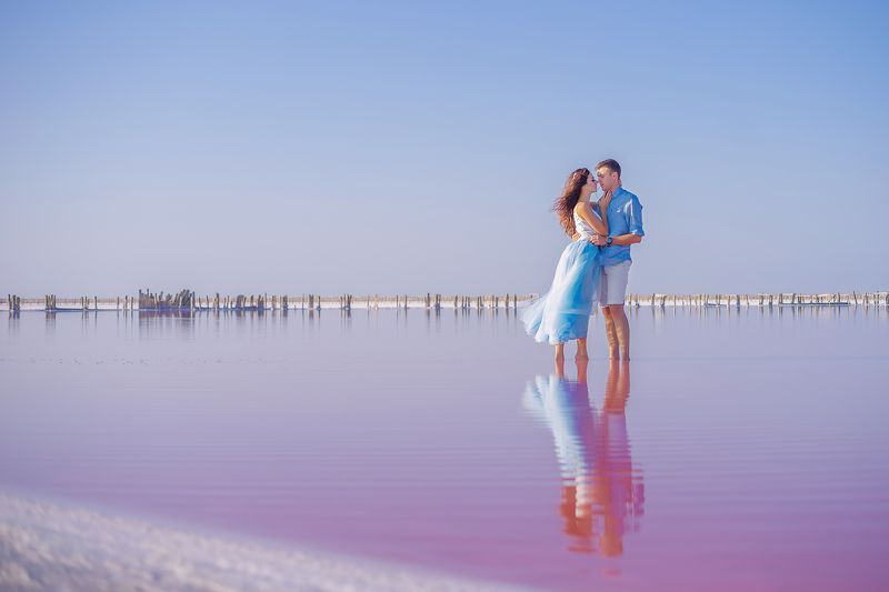 свадьба портрет  Путешествие на Розовое озеро фото превью