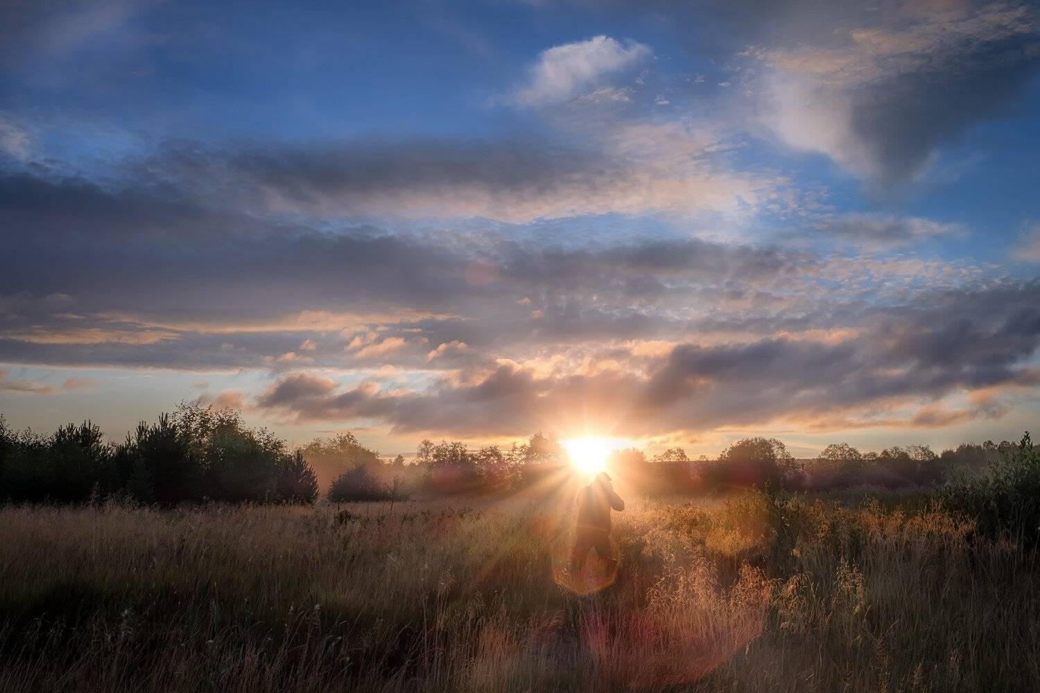 пейзаж, рассвет, фотограф, солнце, небо, облака, Андрей Чиж