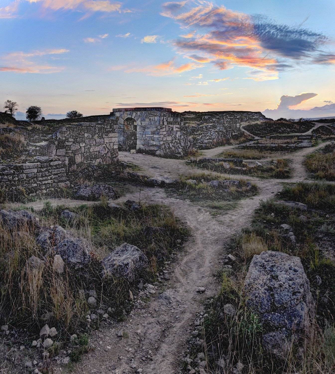 городище пантикапей, боспорское царство, античность, развалины, керчь, Анатолий Щербак