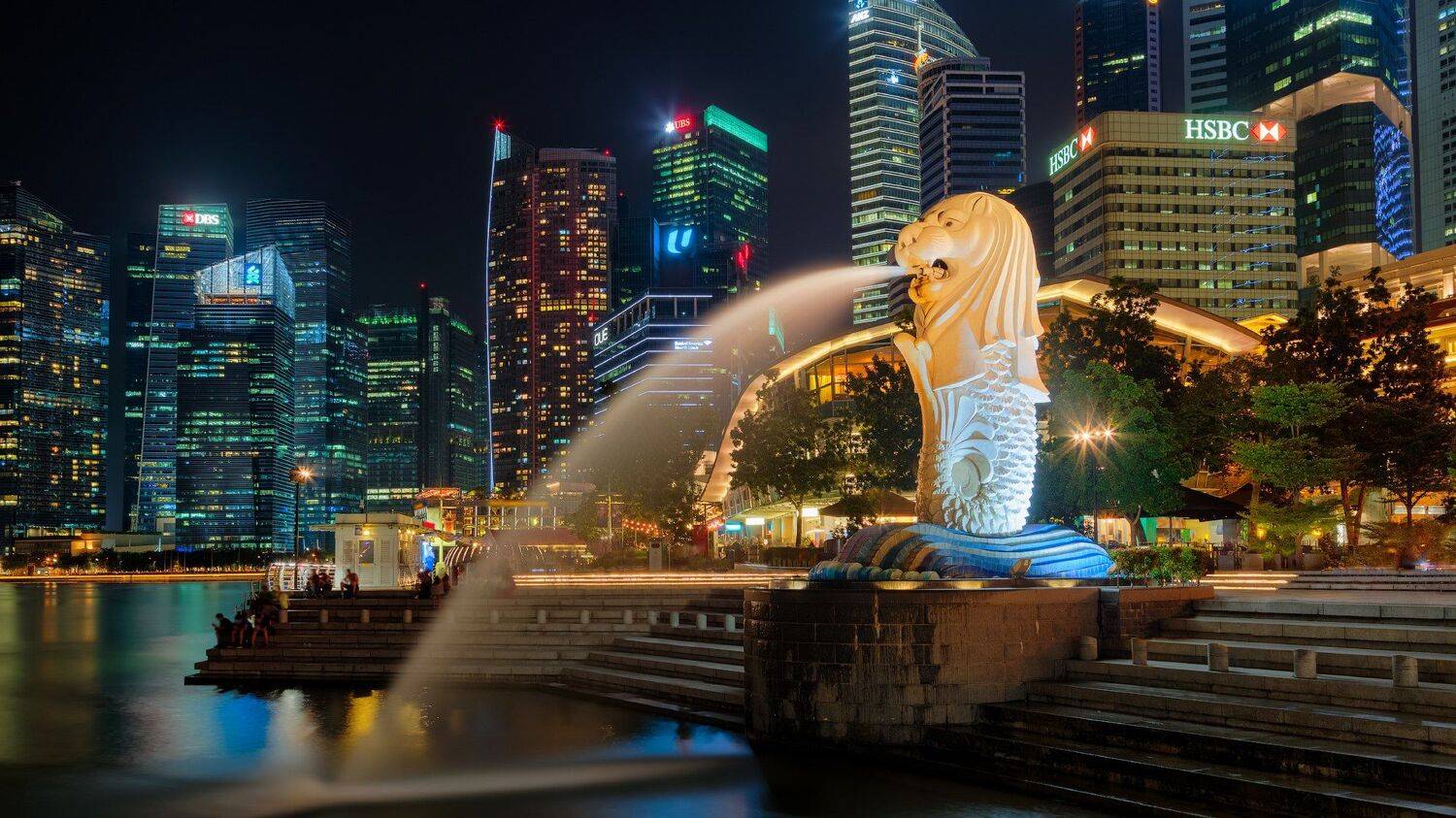 singapore, marina bay, merlion, сингапур, Иван Курмышов