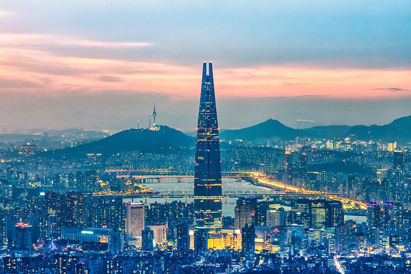 seoul nightscape фото превью