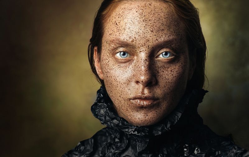 girl, portrait, color, woman, emotions, eyes, face, photo, moscow, people, light Warrior фото превью