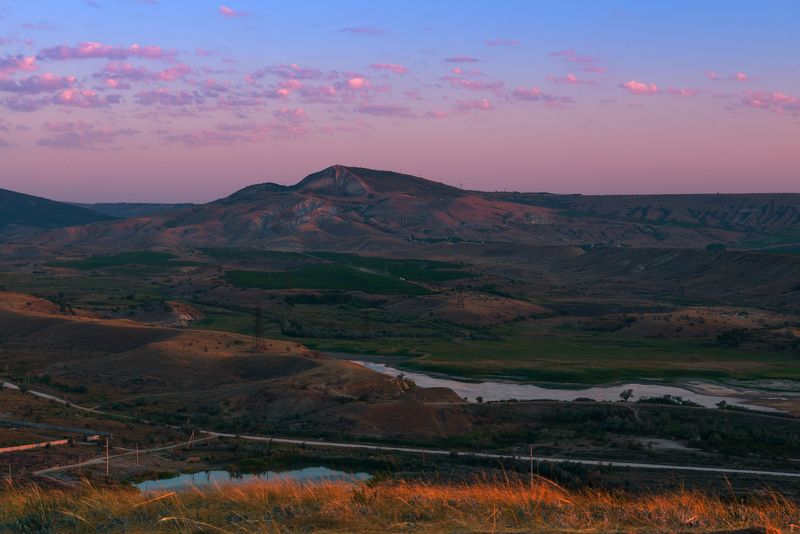 крым, коктебель, , рассвет, солнце, горы, утро, узун-сырт Рассветный Узун-Сырт фото превью