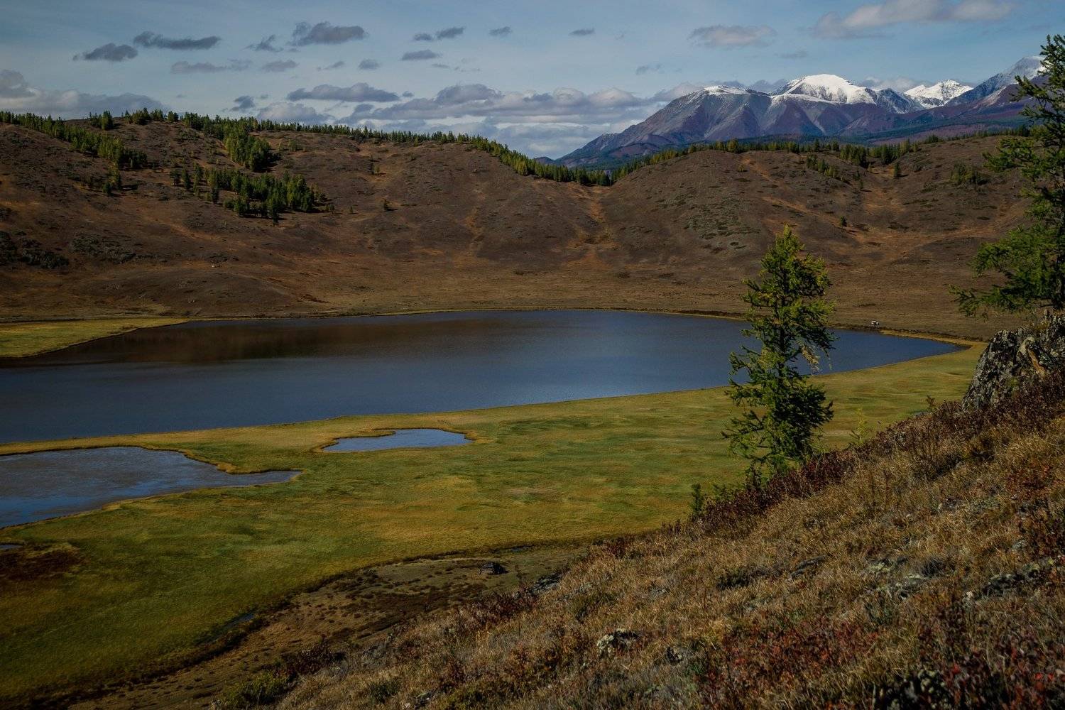 природа  алтай озеро  горы пейзаж путешествие осень ештыкель, Людмила