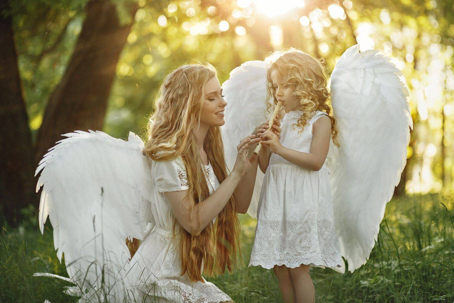 ангелы портрет лето, Валерия Касперова