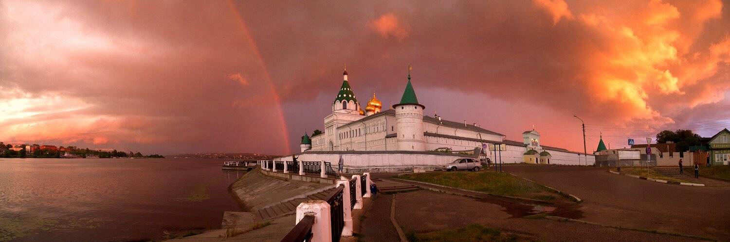 кострома панорама гроза монастырь, Марина Брыдня
