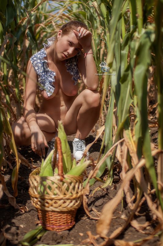 art nu,  photo, photography, eroticism, sexual, artistic erotica, girl, naked body, nude, nu, топлес, фотохудожники, художественная фотография, ретушь, эротика, ню, обнажённое тело, сексуальность, фотосессии в краснодаре В кукурузе фото превью