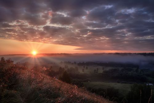 Рассвет на сылвенских угорах