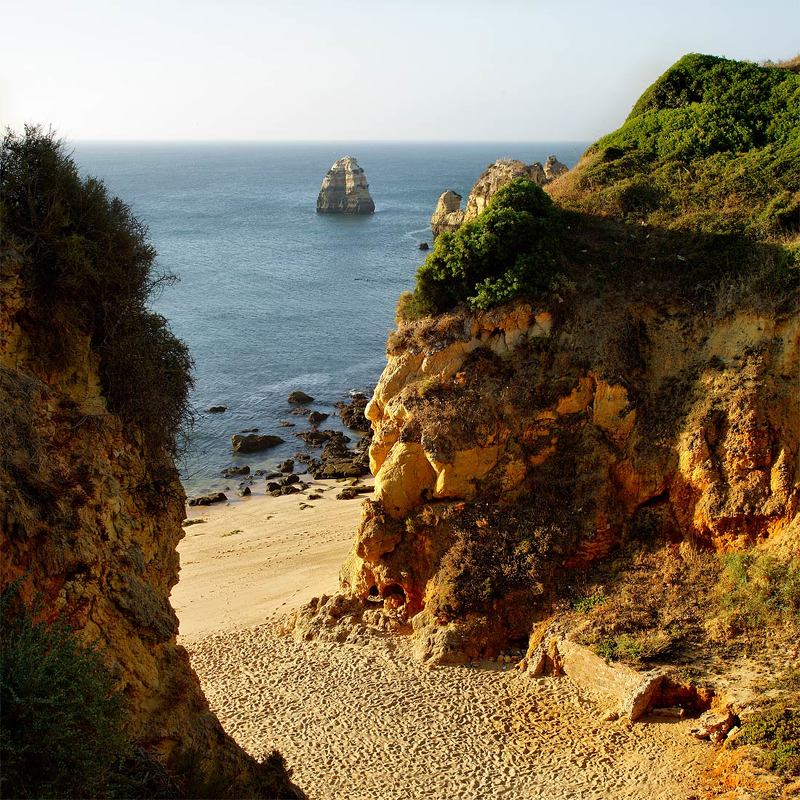 португалия, океан, атлантика, берег, скалы  фото превью