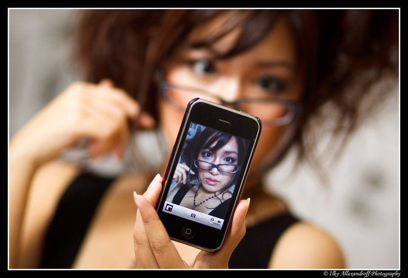 iphpone, portrait, tama-chan, ilko, canon, bokeh, Seeing through you! фото превью