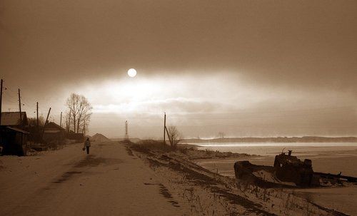 Утро на Ангаре