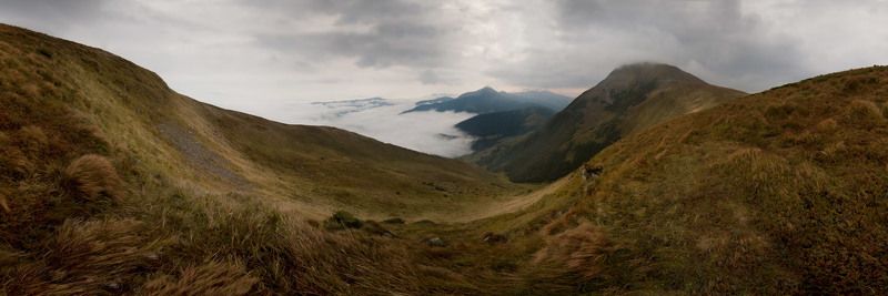 карпаты, панорама, природа, пейзаж, горы на просторе фото превью