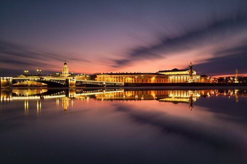 Петербургский закаты. Стрелка В.О.