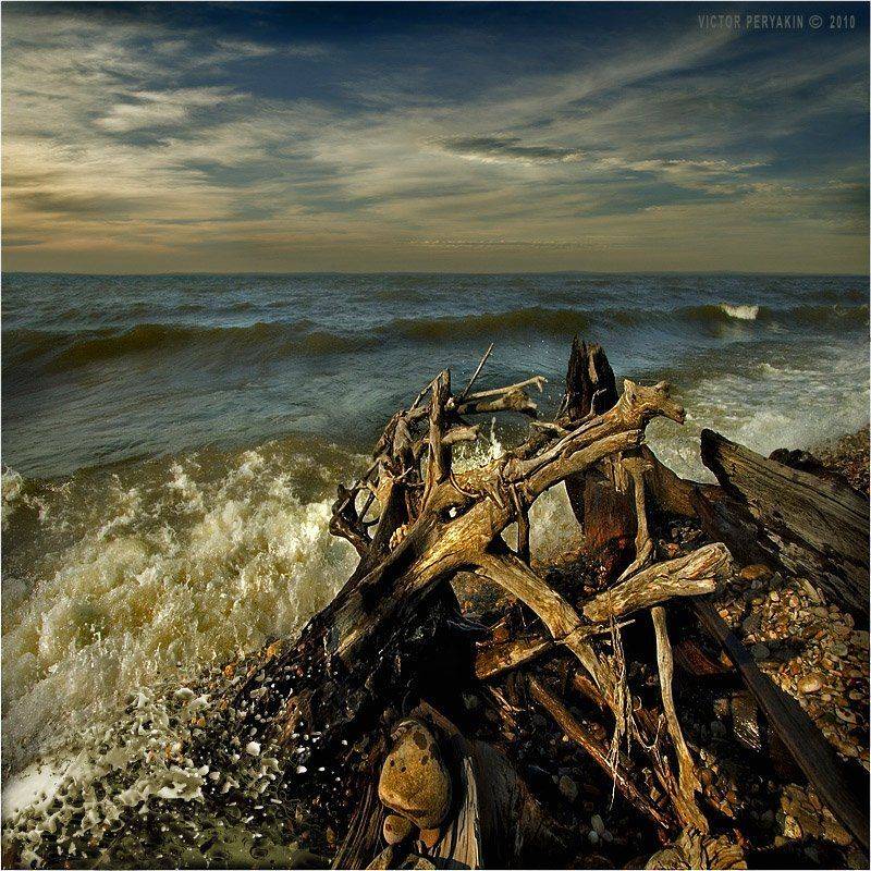 байкал, берега, прибой, путешествия, сибирь, Виктор Перякин