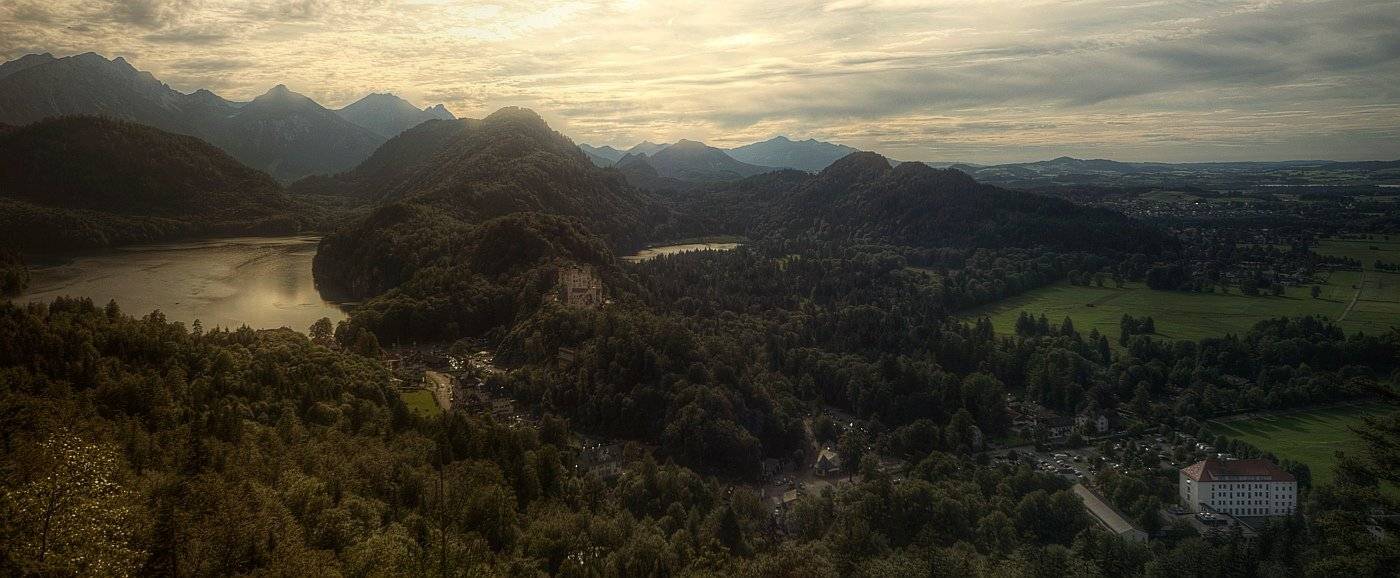 пейзаж, панорама, германия, закат, Ефимов Александр