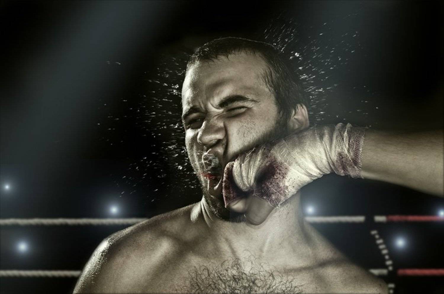 box, punch, photoshop, Мухамбетов Руслан