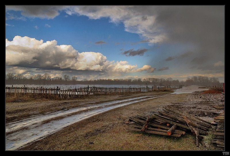Весенний град фото превью
