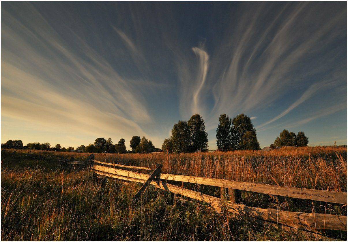 кема, вологодчина, вечер, север, Roman Goryachiy