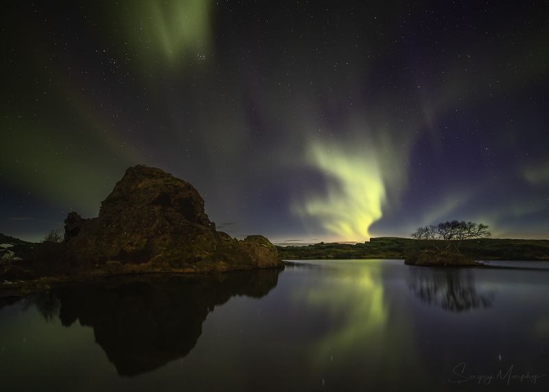 Myvatn Lake. Iceland.