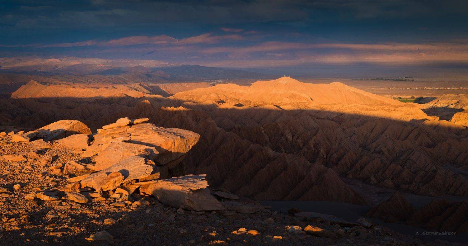 чили, пейзаж, вечер, закат, Александр Кукринов