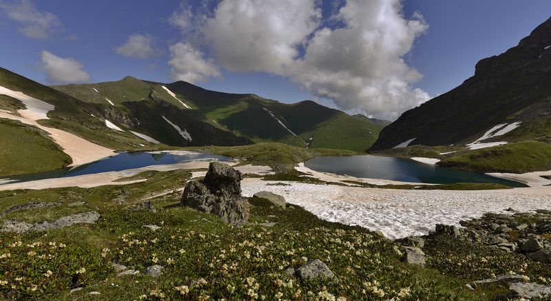 кавказ, горы, кчр, загедан, озеро, июнь, 2018, река, уруп СПУСКАЯСЬ В ДОЛИНУ РЕКИ УРУП фото превью
