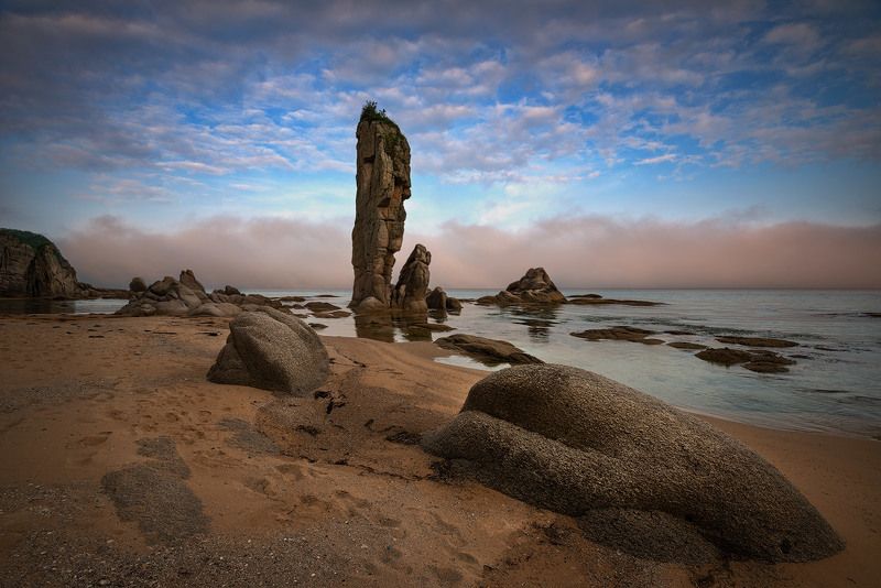 примосркий край, заповедник, рассвет, Заповедная безмятежность фото превью