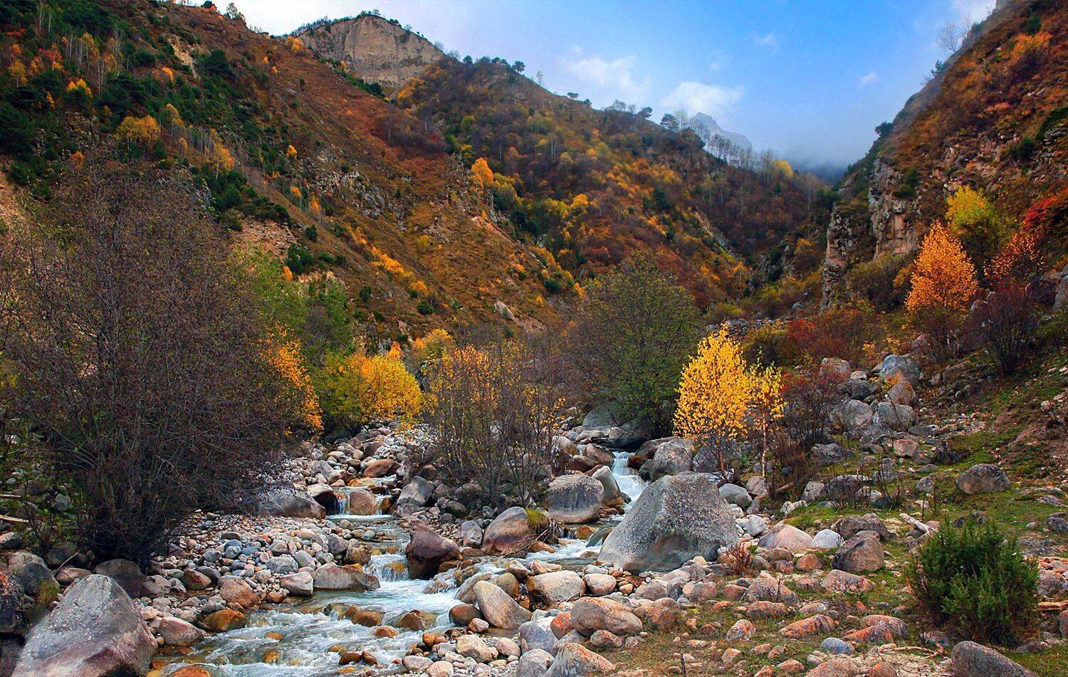 горы,осень,природа,река, Marat Magov