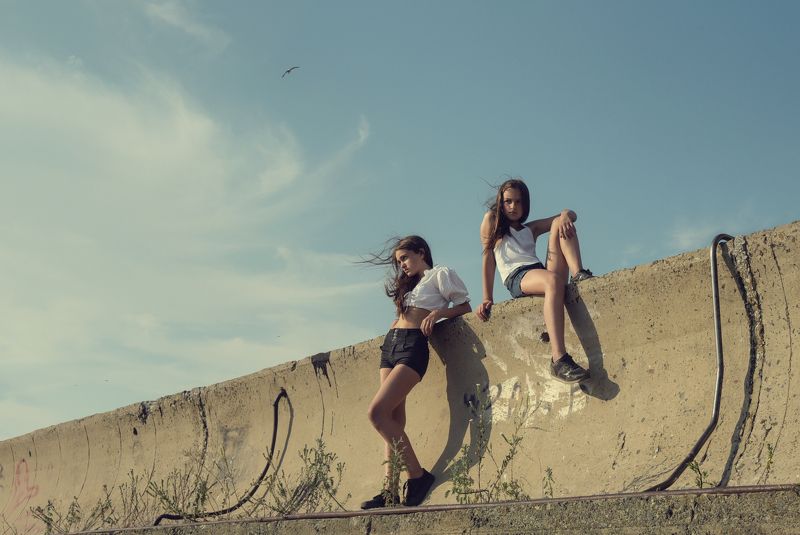 портрет, небо Long distance фото превью