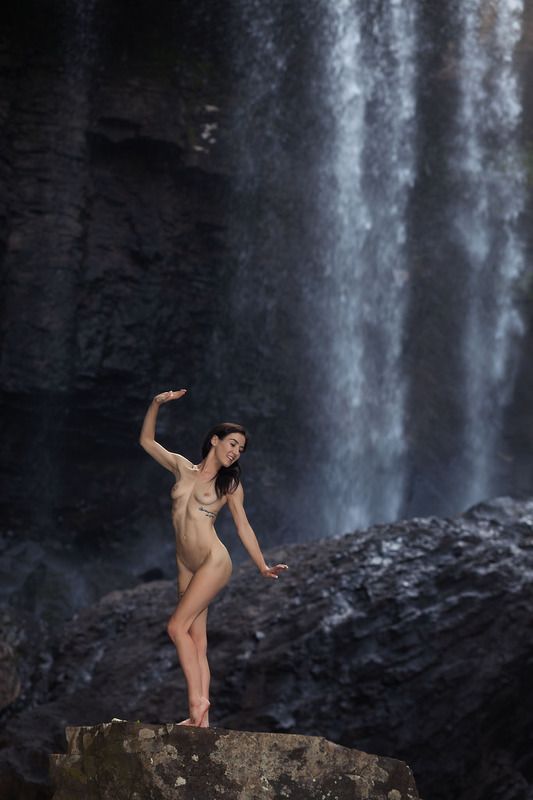 ausralia, queensland, bridget, waterfall, nude, artnude, nature Zillie Falls фото превью