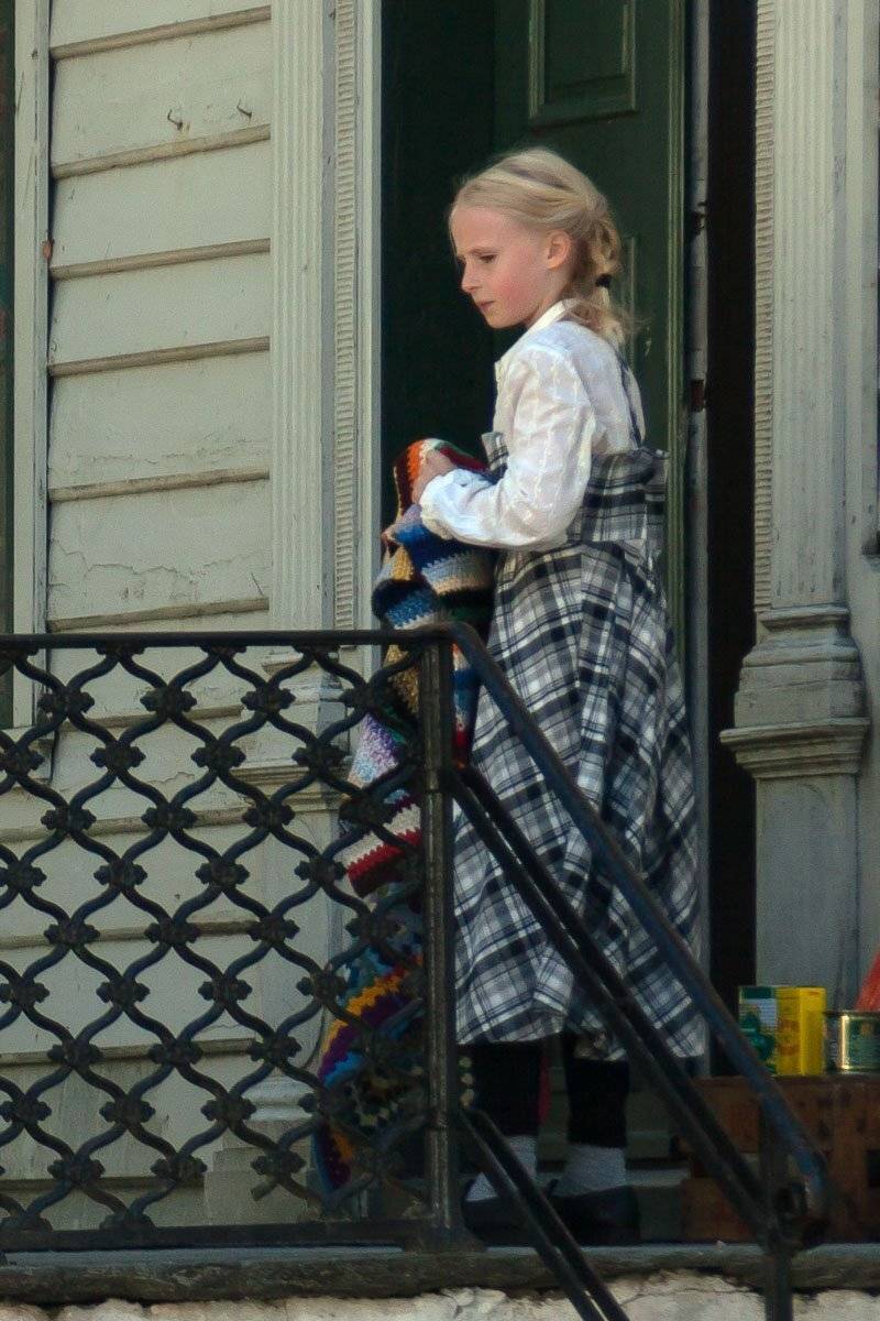 девочка, Старый Берген, Норвегия, Сергей Козинцев