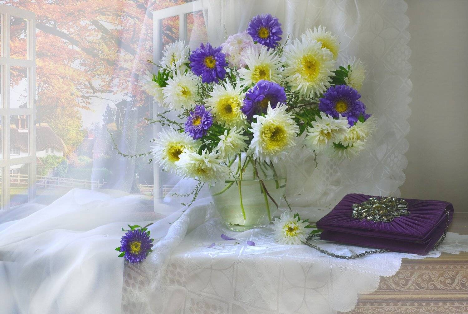 still life,натюрморт,осень, сентябрь, фото натюрморт, астры, цветы, солнечный день, бабье лето, настроение,, Колова Валентина