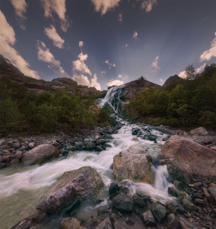 домбай, кчр, алибек Алибекский водопад фото превью