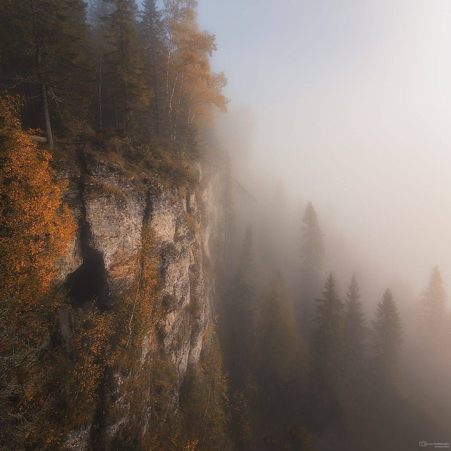 усьвинские столбы, усьва, рассвет, туман,скала, тропа, пермский край, свет,, Антон Кошетаров