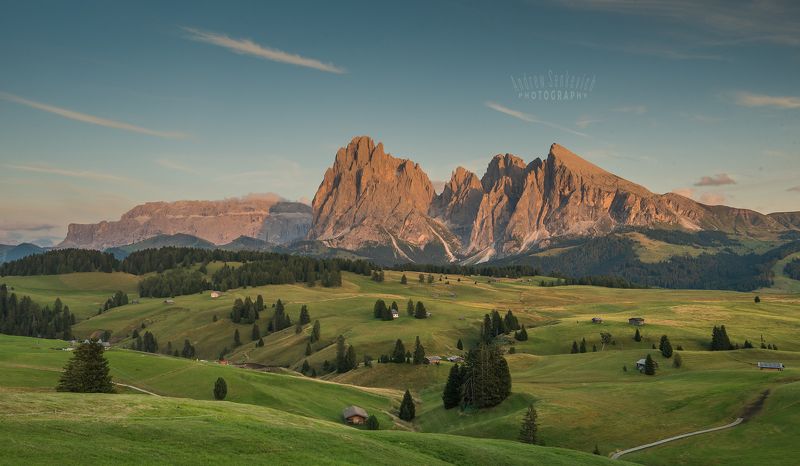 плато, доломиты, август, alpedisiusi, italy Неудачный закатик на Плато фото превью