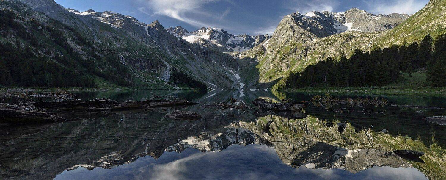алтай. верхнее мультинское озеро.рассвет., Марина Фомина