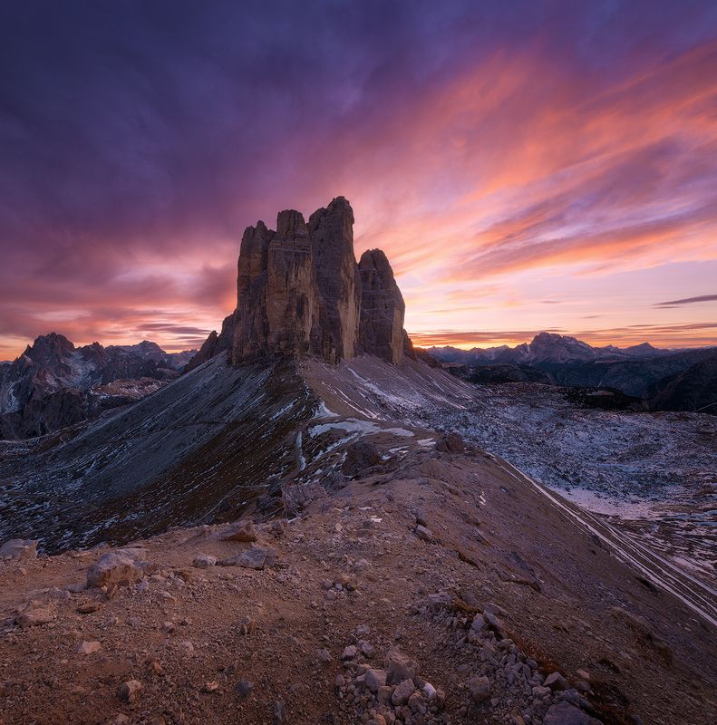italy, dolomites, tre cime di lavaredo, drei zinnen Italy. Dolomites. Tre Cime фото превью