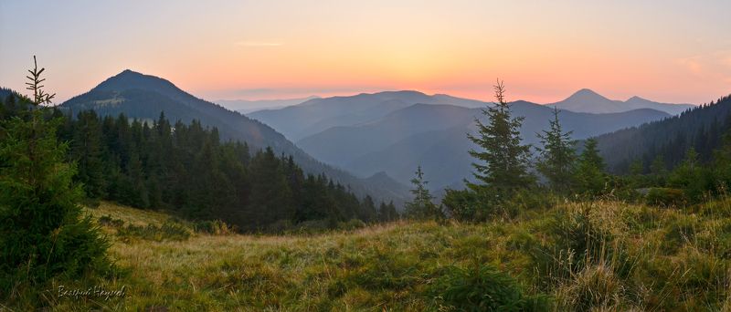 карпаты, горы, мармаросский массив, утро, рассвет Ещё про утро в горах фото превью