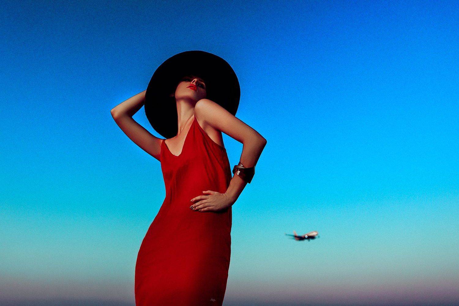 woman, art, portrait, fashion, beauty, natural light, plane, travel, Руслан Болгов (Axe)