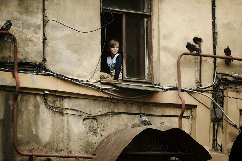 питер, двор, колодец, подворотни, Типичный Питер фото превью