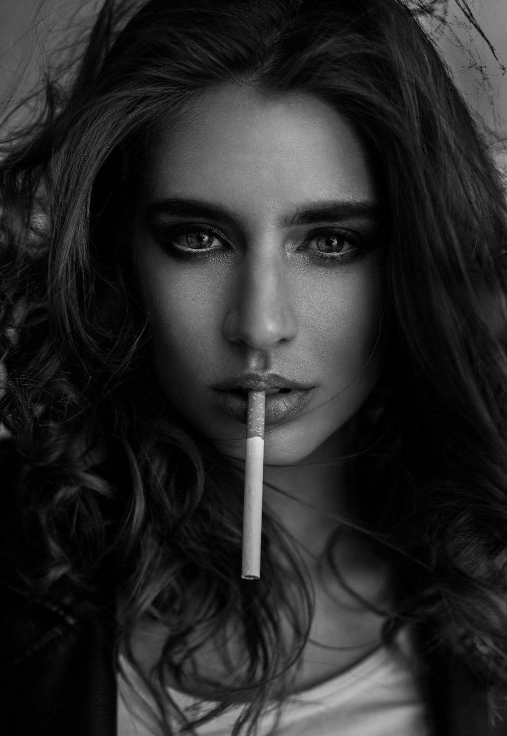 portrait, b&w, girl, model, fashion, портрет, чб, девушка, Павел Хмелёв