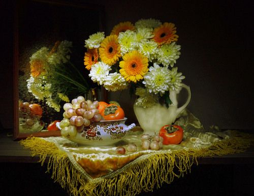 Я кланяюсь осени, словно Мадонне...