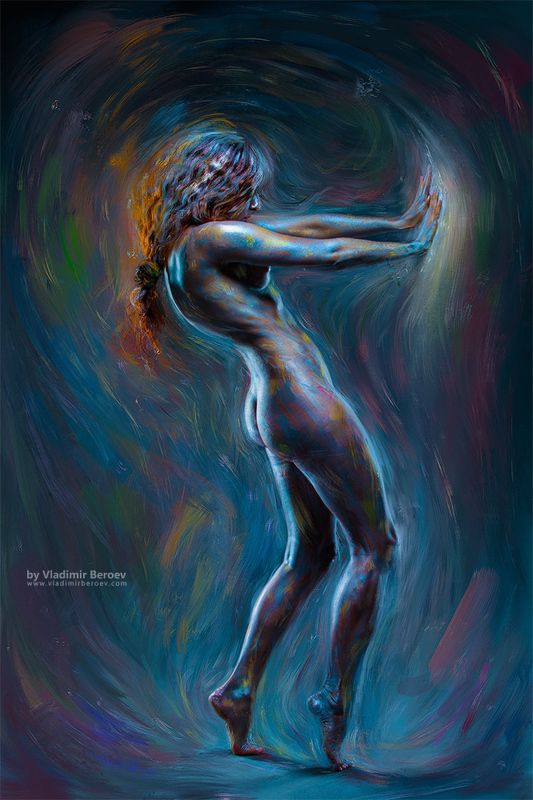 арт-ню, Владимир Бероеа, Vladimir Beroev, ню, nude, boduart, фотосессия, beauty, бьюти, бодиарт, голая, naked, фотосет #Paintude. Scene 4 фото превью