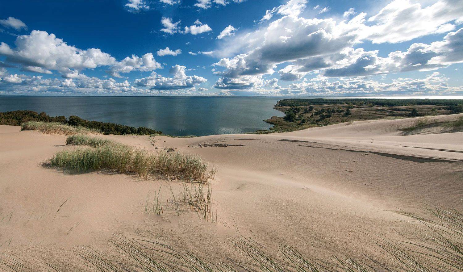 dunes,lagoon,sky,clouds, Daiva Cirtautė