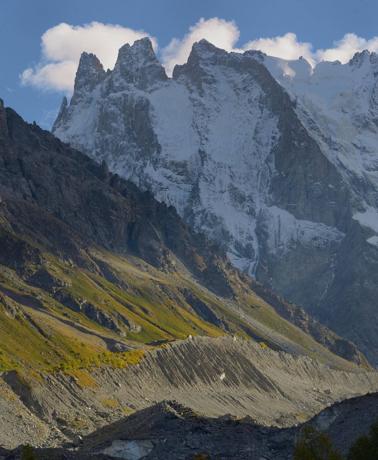 горы осень вечер шхельда, Александр Жарников