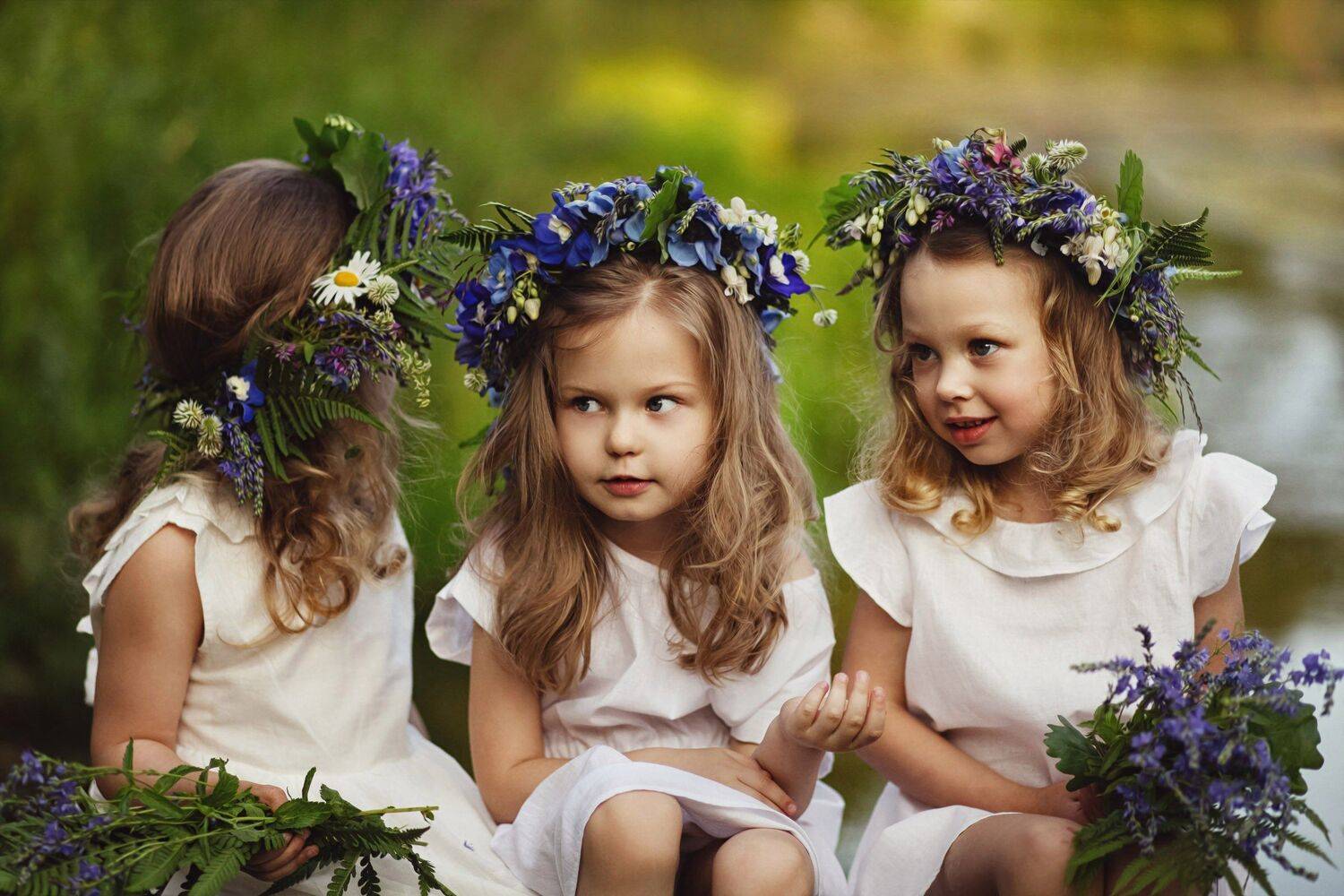 купала подружки девочки лето веночки, Валерия Касперова