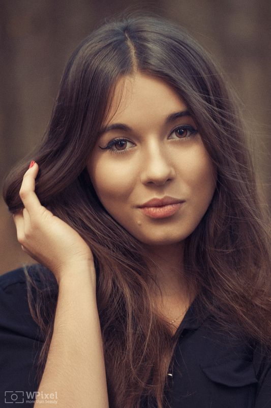 portrait women brunette eyes women by wpixel (More Than Beauty) фото превью