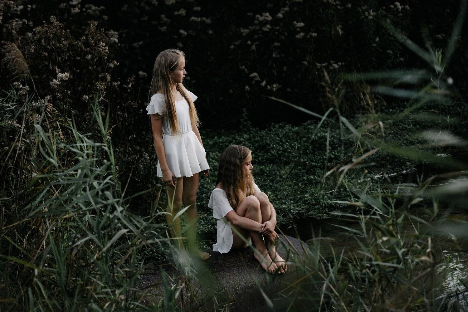 child, girls, friend, walk, sun, west, Anna Ścigaj