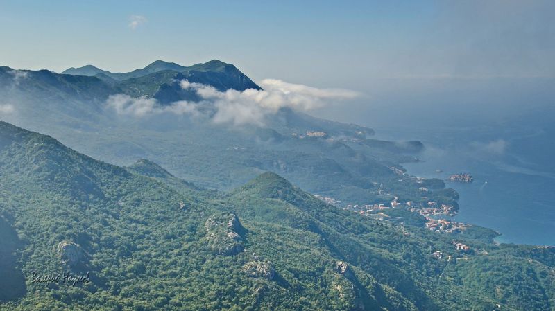 черногория, остров свети-стефан, море, побережье, адриатика Остров-отель Свети-Стефан фото превью